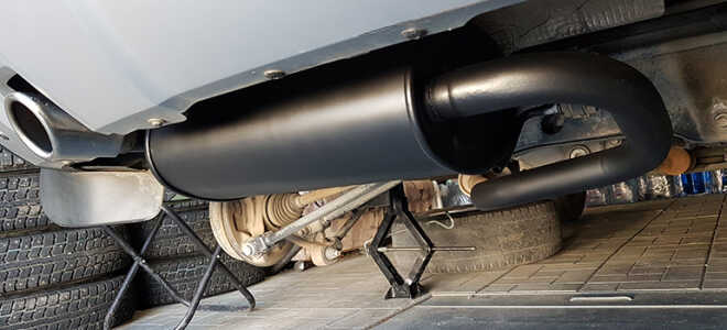 Насадки на глушитель и его конструкция на Рено Дастере