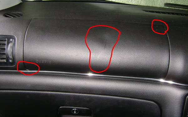 повреждения на volvo s80