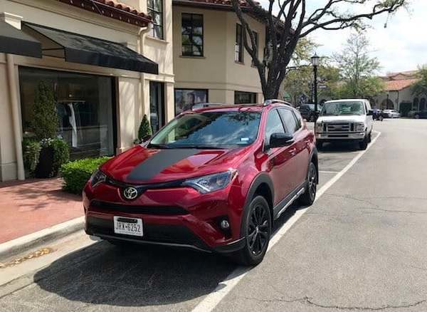 Toyota Rav4 в городе
