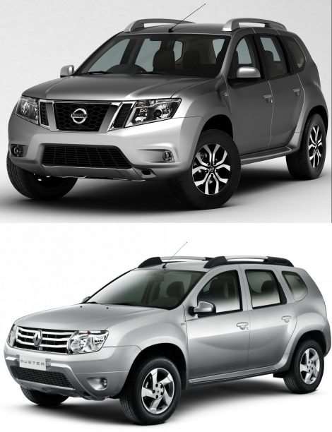 Дизайн Terrano привлекательнее бочкообразной внешности Duster
