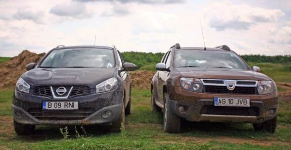 renault duster и nissan qashqai