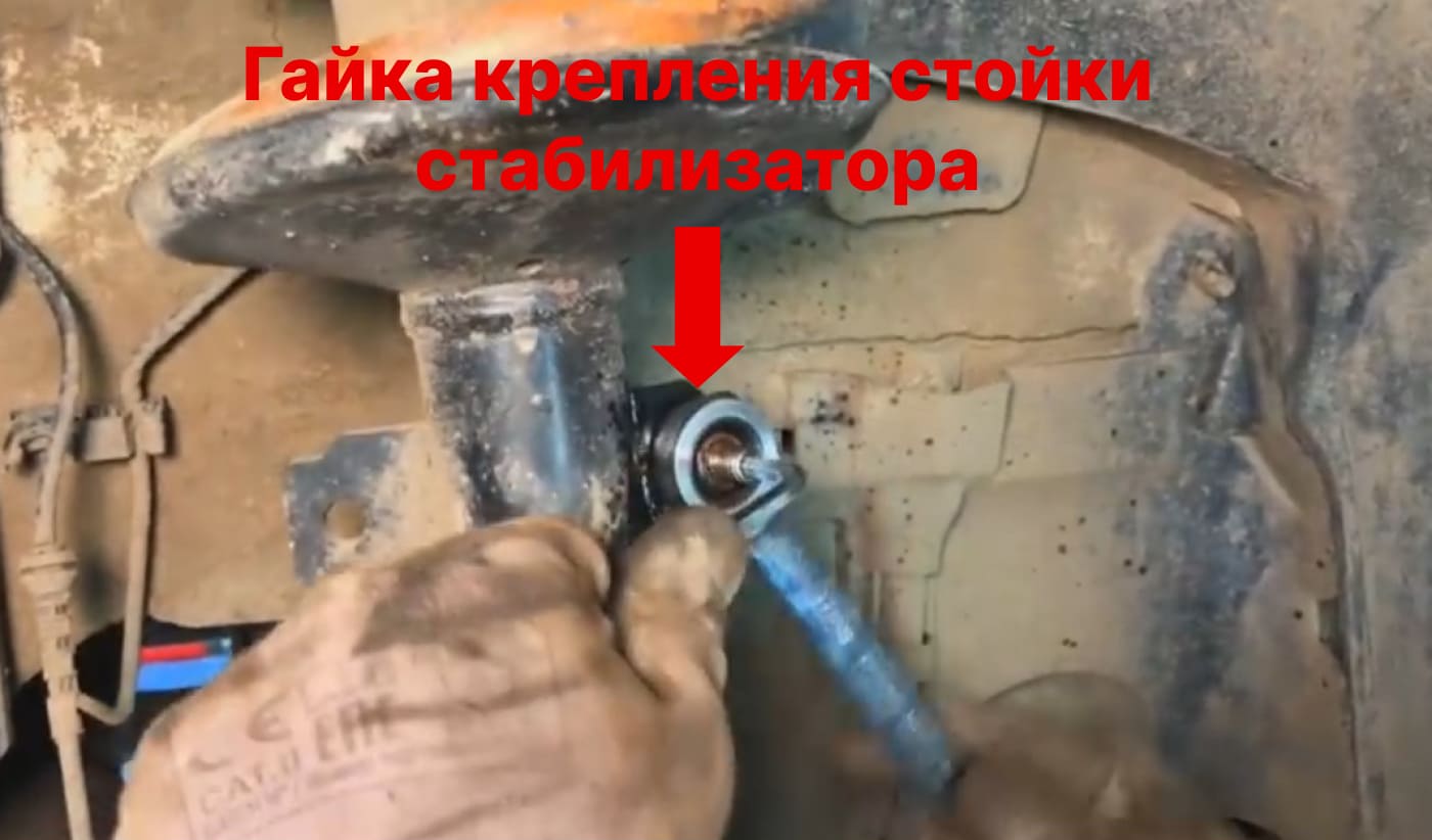 гайка крепления стойки стабилизатора