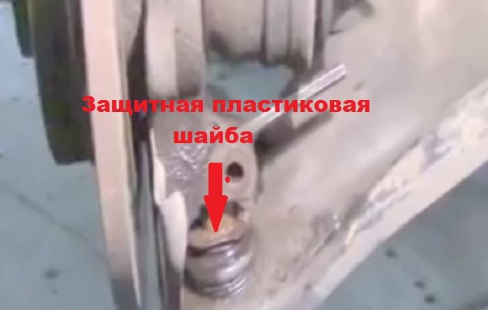 защитная пластиковая шайба опоры