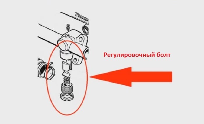 регулировочный болт 2