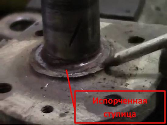 испорченная ступица