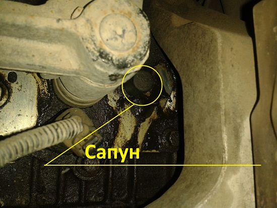 место где находится сапун